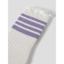 NAME IT Nkfsille Stripe Sock - Cloud Dancer Lavender Violet